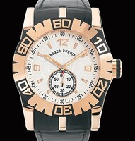 Roger Dubuis Easy Diver Automatic (PG / Ivory / Leather Strap) RDDBGE0182