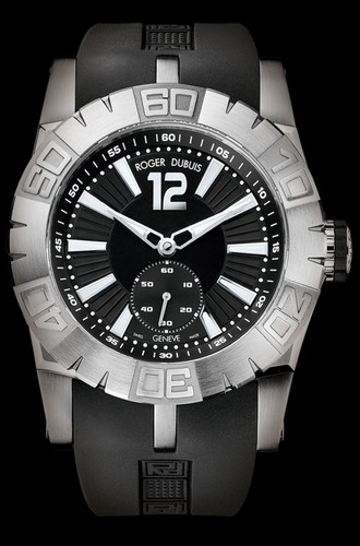 Roger Dubuis Easy Diver Automatic (SS / Black / Rubber Strap) RDDBSE0257
