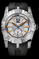 Roger Dubuis Easy Diver Automatic (SS / Silver / Rubber Strap) RDDBSE0256