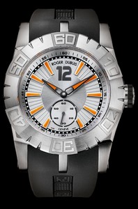 Roger Dubuis Easy Diver Automatic (SS / Silver / Rubber Strap) RDDBSE0256