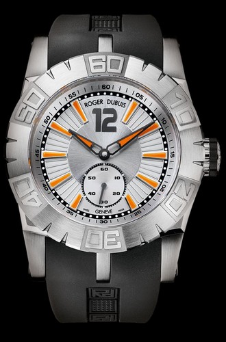 Roger Dubuis Easy Diver Automatic (SS / Silver / Rubber Strap) RDDBSE0256