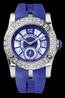 Roger Dubuis Easy Diver Ladies Jewelry (SS-Diamonds / Purple MOP / Purple Rubber Strap) RDDBSE0252