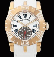 Roger Dubuis Easy Diver (RG / White / Leather Strap) RDDBSE0193
