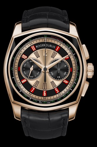 Roger Dubuis La Monegasque Limited Edition Chronograph (PG-Black DLC /PG / Leather Strap) RDDBMG0003