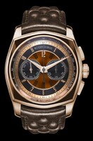Roger Dubuis La Monegasque Limited Edition Chronograph (PG-Brown DLC / PG-Organic Shell / Brown Chesterfield Strap) RDDBMG0007