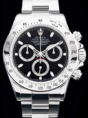 Rolex Cosmograph Daytona (SS / Black / SS) 116520