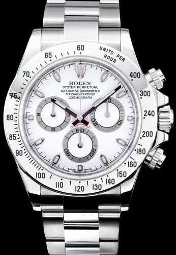 Rolex Cosmograph Daytona (SS / White / SS) 116520