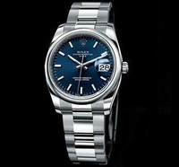 Rolex Date (SS / Blue / SS) 115200