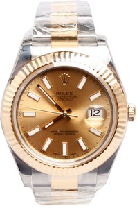 Rolex Datejust II (YG-SS / Gold dial / YG-SS) 116333