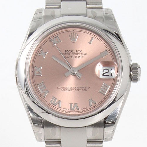 Rolex Datejust Lady 31 (SS-Domed Bezel / Pink / SS) 178240