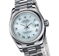 Rolex Datejust (Platinum / Ice Blue / Platinum) 179166