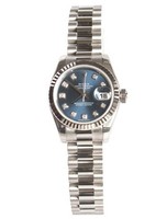 Rolex Datejust President (WG / Blue-Diamonds / WG) 179179