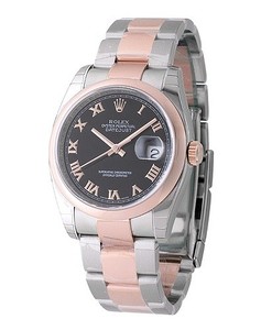 Rolex Datejust (RG-SS / Black / RG-SS) 116201