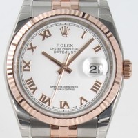 Rolex Datejust (RG-SS / White / RG-SS) 116231-1
