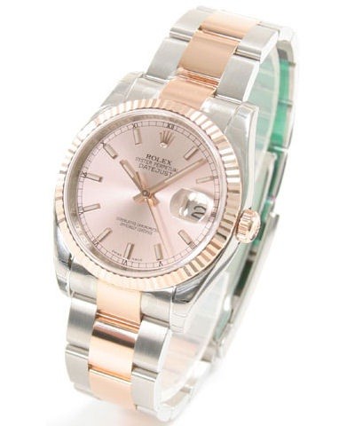 Rolex Datejust (SS-PG-Fluted Bezel / Pink / SS-PG) 116231-2