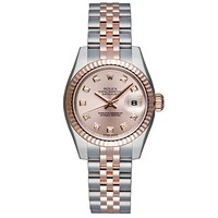 Rolex Datejust (SS-PG / Pink Gold-Diamonds / SS-PG) 179171-1