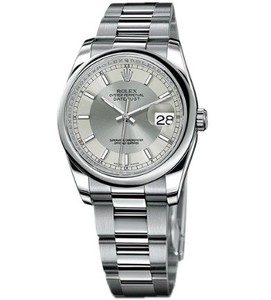 Rolex Datejust (SS-Turned Bezel / Steel-Silver / SS) 116200-6