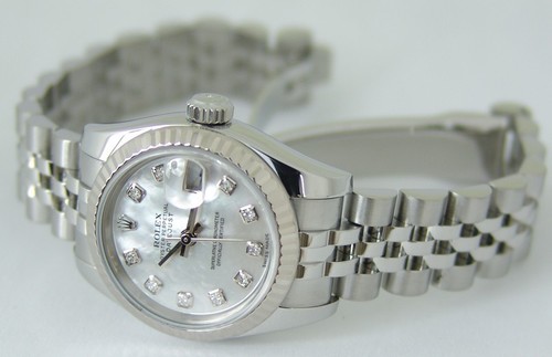 Rolex Datejust (SS-WG / MOP-Diamonds / SS) 179174-3