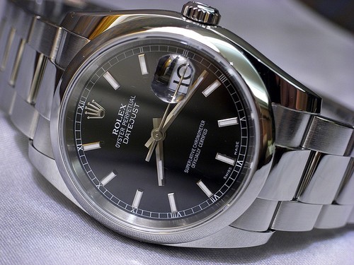 Rolex Datejust (SS / black / SS) 116200-2