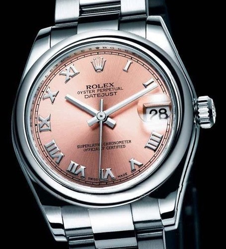 Rolex Datejust (SS / Salmon -Roman Numerals / SS) 179160