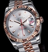Rolex Datejust Turn-O-Graph (SS-RG-Thunderbird / Silver / SS-RG) 116261