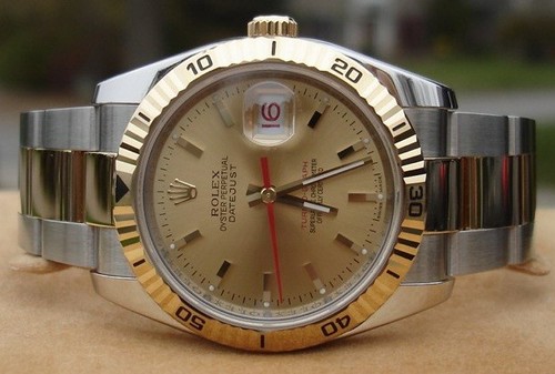 Rolex Datejust Turn-O-Graph (SS-YG-Thunderbird / Champagne / SS-YG) 116263