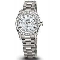 Rolex Datejust (WG-Diamonds / MOP-Diamonds / WG) 179159