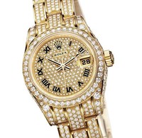 Rolex Datejust (YG-Diamonds / Diamonds / YG-Diamonds) 179458