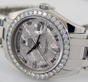 Rolex Day-Date Masterpiece (Platinum-Diamonds / Meteorite-Diamonds / Platinum) 18946