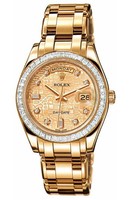 Rolex Day-Date Masterpiece (YG-Baguettes / Jubilee / YG) 18958BRIL