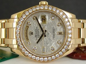 Rolex Day-Date Masterpiece (YG-Diamonds / Meteorite Crystal-Diamonds / YG) 18948
