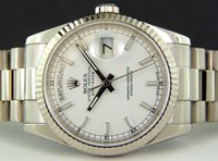 Rolex Day-Date (WG / White / WG) 118239