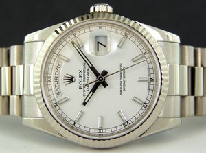 Rolex Day-Date (WG / White / WG) 118239