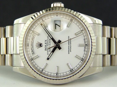 Rolex Day-Date (WG / White / WG) 118239