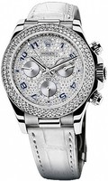 Rolex Daytona Cosmograph 40mm White Gold 116589 RBR Pave