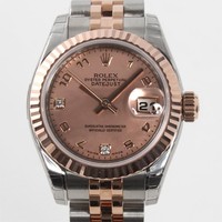 Rolex Lady-Datejust (SS-RG / RG-Arabic-Diamonds / SS-RG-Jubilee) 179171