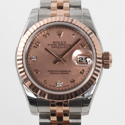 Rolex Lady-Datejust (SS-RG / RG-Arabic-Diamonds / SS-RG-Jubilee) 179171