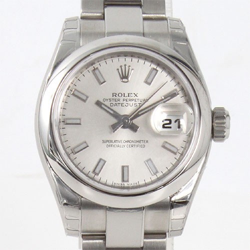 Rolex Lady-Datejust (SS / Silver-Stick / SS-Oyster) 179160