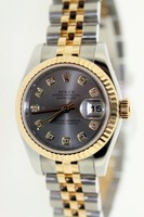 Rolex Lady-Datejust (YG-SS / Silver-Diamonds / YG-SS) 179173