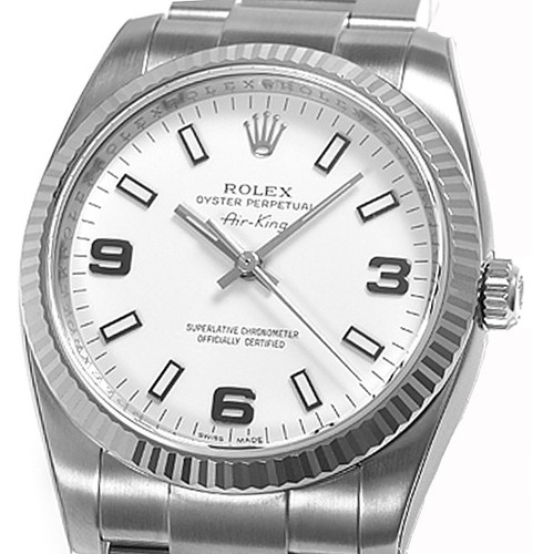 Rolex Oyster Perpetual Air-King Fluted 114234 wao