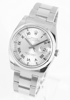 Rolex Rolex Oyster perpetual Date (SS / Silver - Roman Markers / SS) 115200