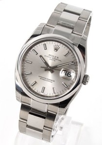 Rolex Rolex Oyster perpetual Date (SS / Silver - Stick Markers / SS) 115200
