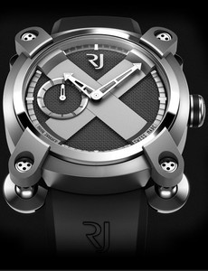 Romain Jerome Heavy Metal Automatic (SS-PVD / Grained Moon Silver / Rubber Strap) RJ.M.AU.IN.003.01