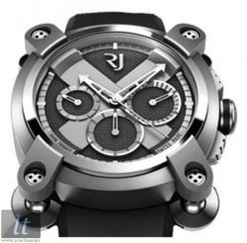 Romain Jerome Moon Invader Eminence Grise Chronograph (RG-Gray PVD Steel / Dark Grey Gridwork / Rubber) RJ.M.CH.IN.003.01