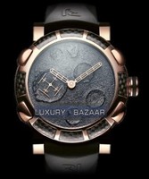 Romain Jerome Moon Dust-DNA - Gold Mood Black (RG-SS-PVD / Black / Black Strap) MB.F2.22BB.00