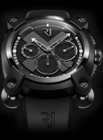 Romain Jerome Moon Invader Black Metal Chronograph (Black PVD Steel / Black / Rubber) RJ.M.CH.IN.001.01