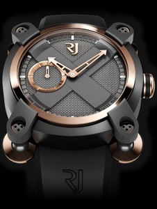 Romain Jerome Moon Invader Eminence Grise Automatic (RG-Gray PVD Steel / Dark Grey / Rubber) RJ.M.AU.IN.002.01
