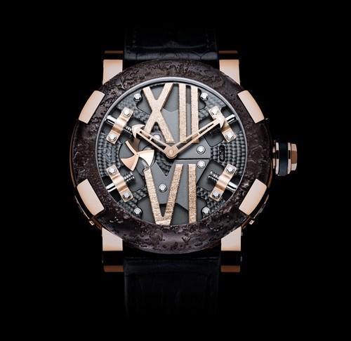Romain Jerome Steampunk Red (SS-PVD / RG-Skeleton / Black Strap) RJ.T.AU.SP.003.01