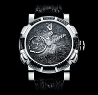 Romain Jerome Steel Mood Grey (SS-PVD / Grey / Black Strap) MG.F1.11BB.00