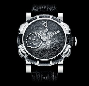 Romain Jerome Steel Mood Grey (SS-PVD / Grey / Black Strap) MG.F1.11BB.00